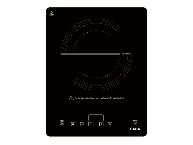 SABA RI 2000 电磁炉 - 1 个壁炉